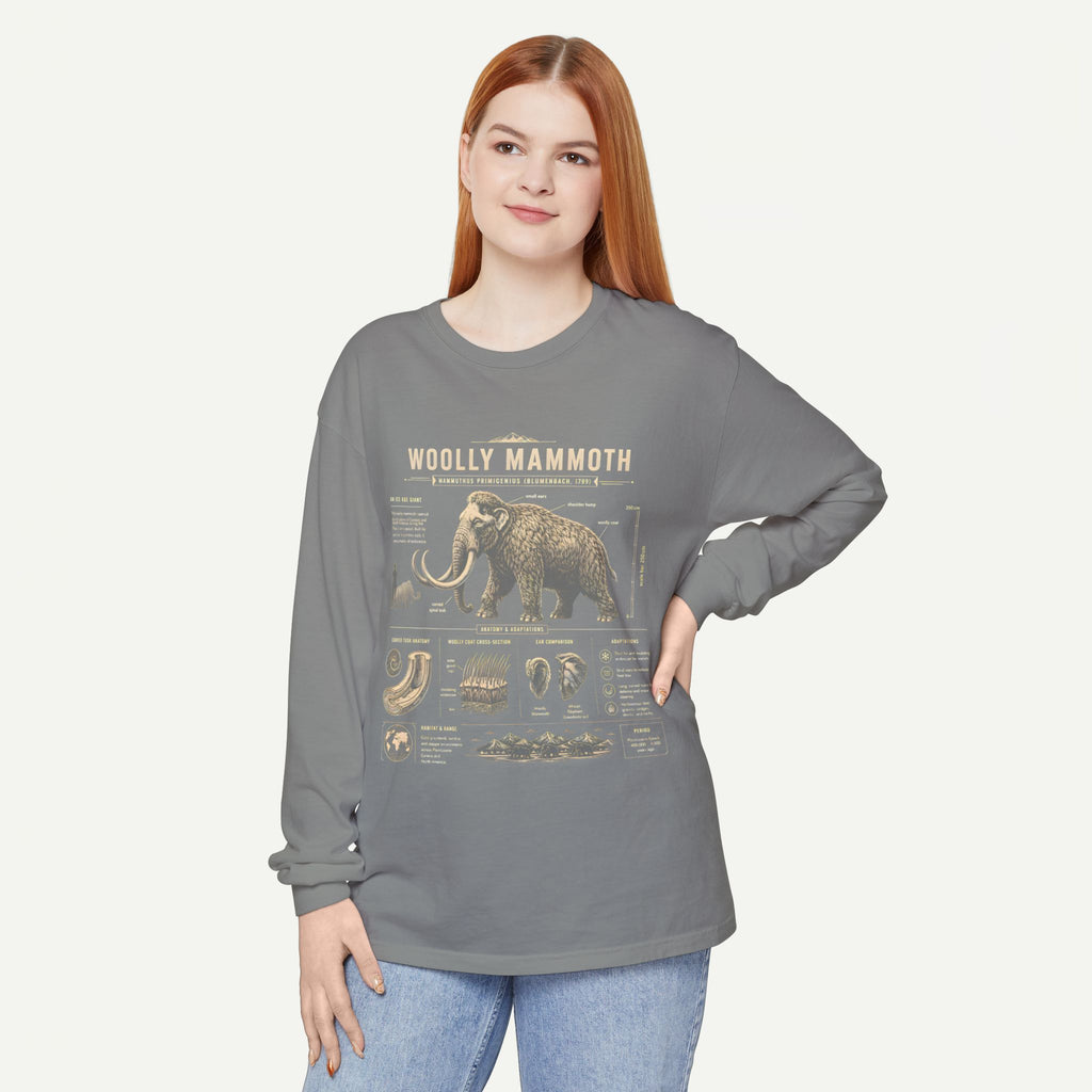 Woolly Mammoth Anatomy Long Sleeve Tee