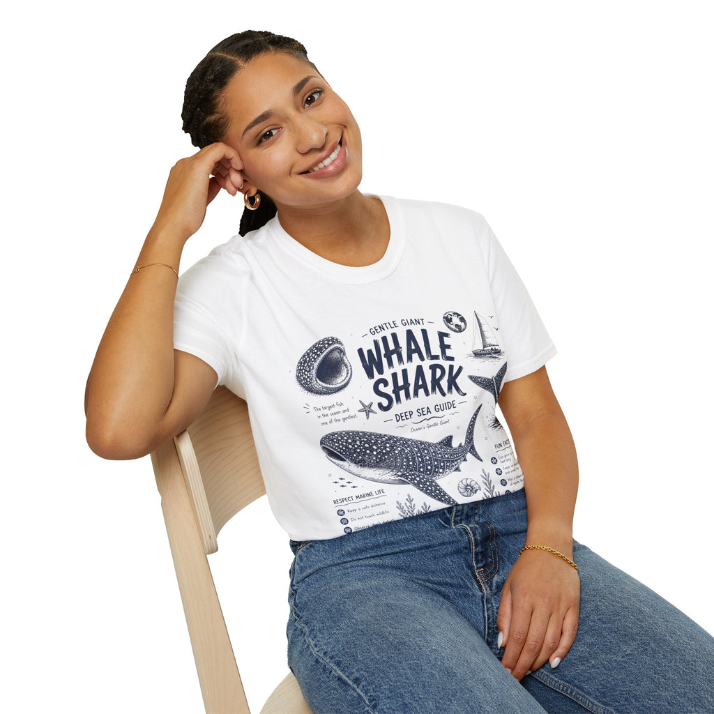 Whale Shark Anatomy T-Shirt — Deep Sea Guide Graphic Tee