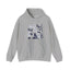 Sunset Foxes Hoodie — "After Sundown" Nature Graphic Pullover