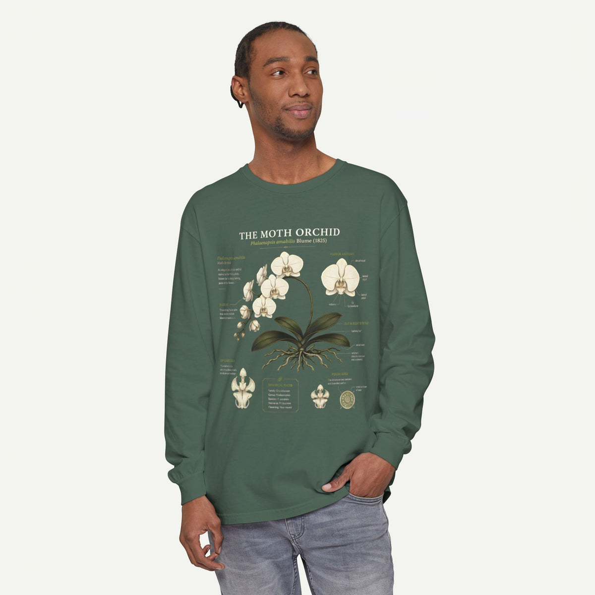 Orchid Anatomy Long Sleeve Tee