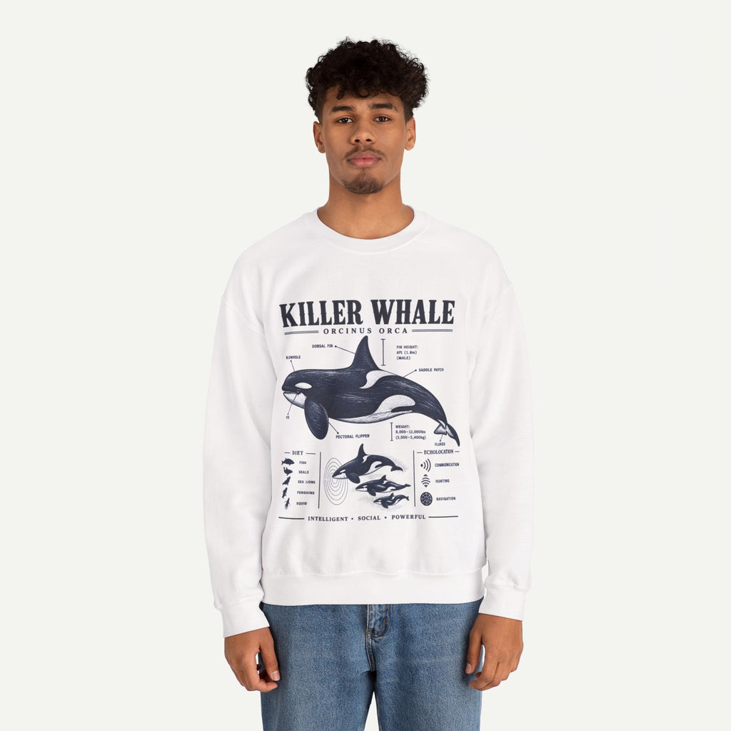 Killer Whale Anatomy Sweatshirt