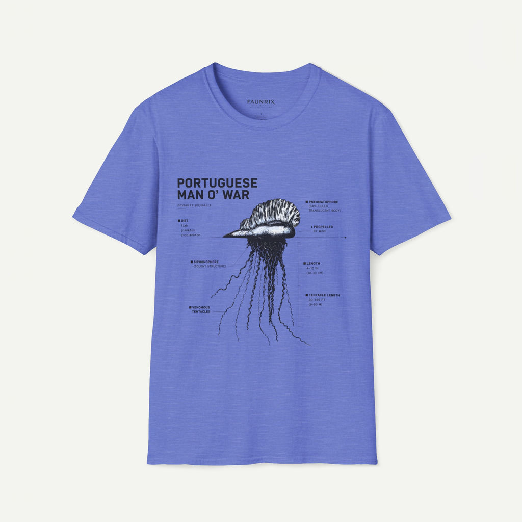 Portuguese Man O' War Anatomy T-Shirt — Marine Biology Graphic Tee