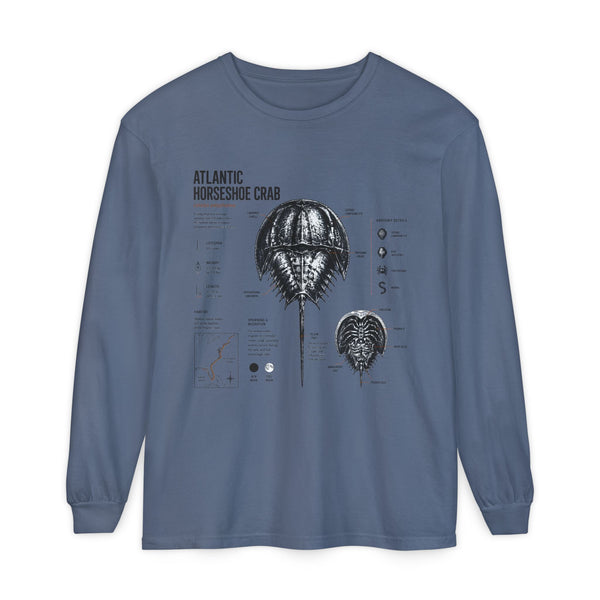 Atlantic Horseshoe Crab Anatomy Long Sleeve Tee