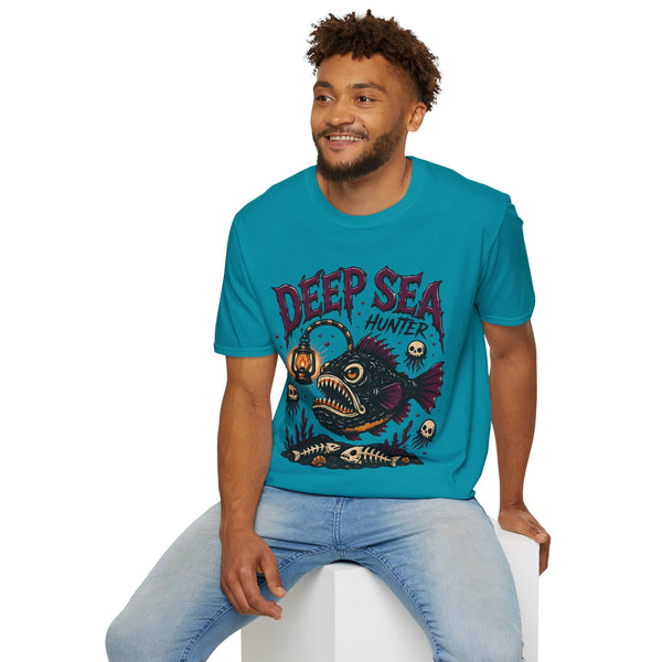 Deep Sea Hunter T-Shirt — Anglerfish Graphic Tee