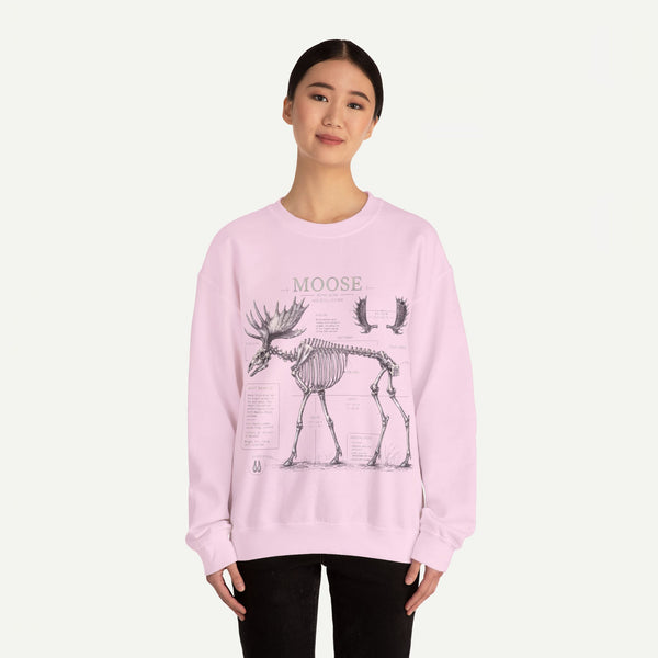 Moose Skeleton Anatomy Sweatshirt