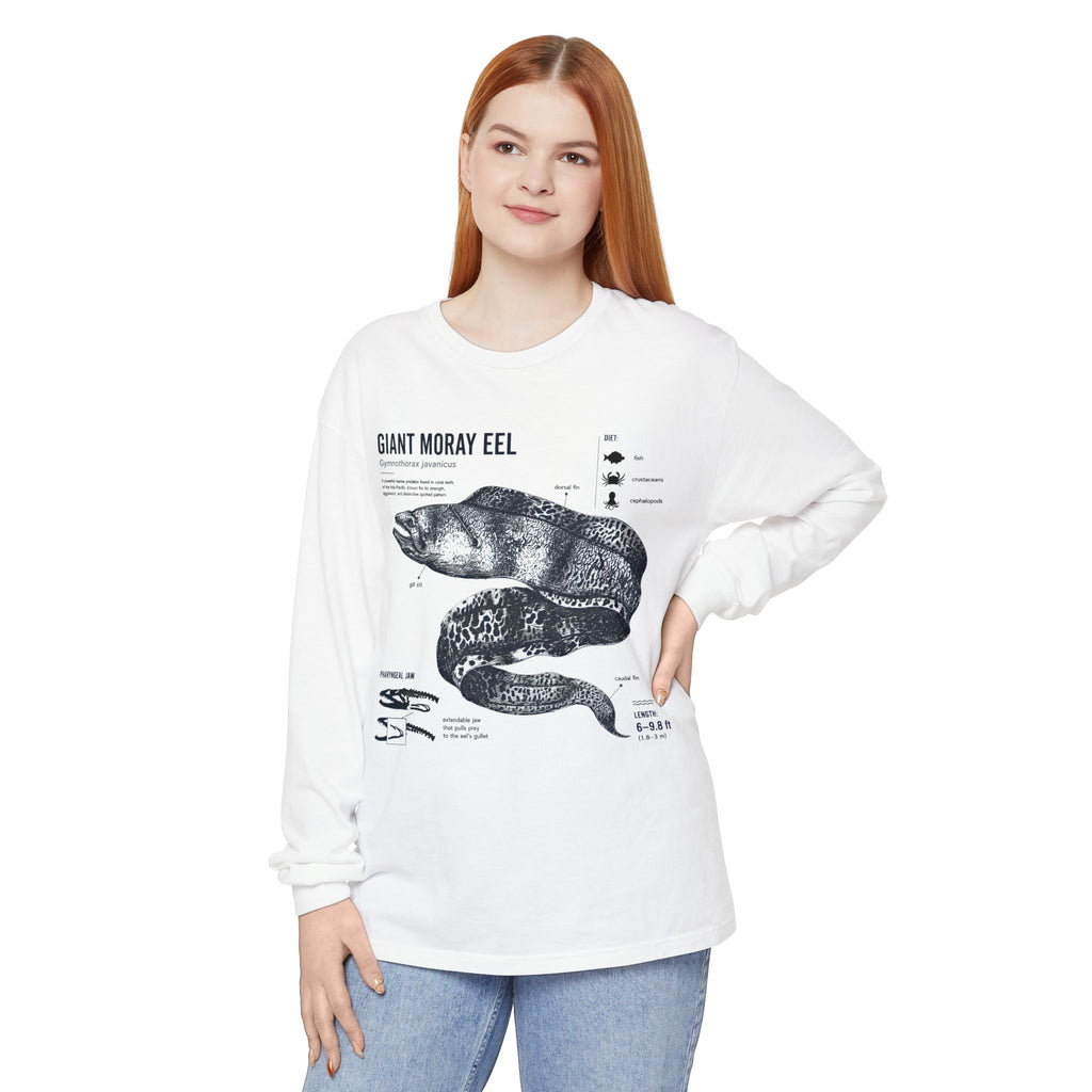 Giant Moray Eel Anatomy Long Sleeve Shirt