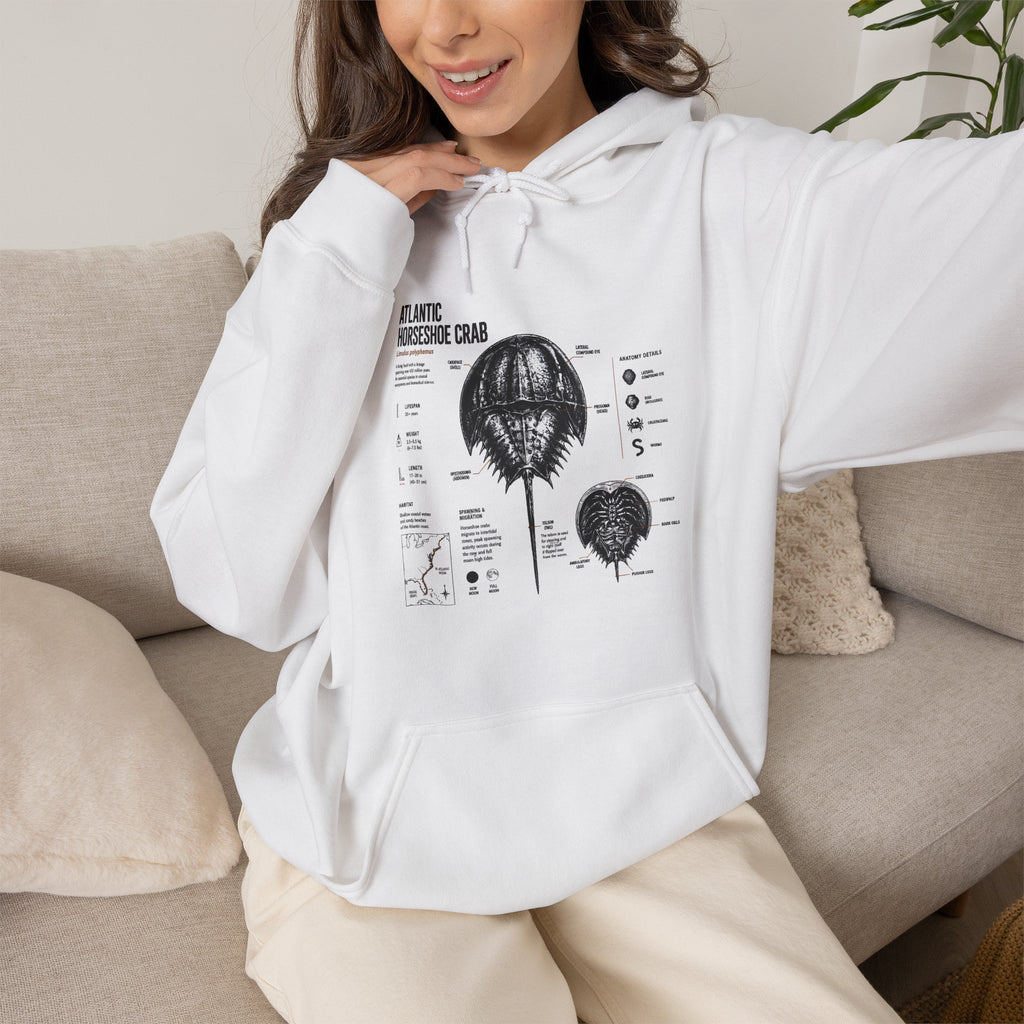 Horseshoe Crab Anatomy Hoodies