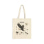 Bald Eagle Anatomy Canvas Tote
