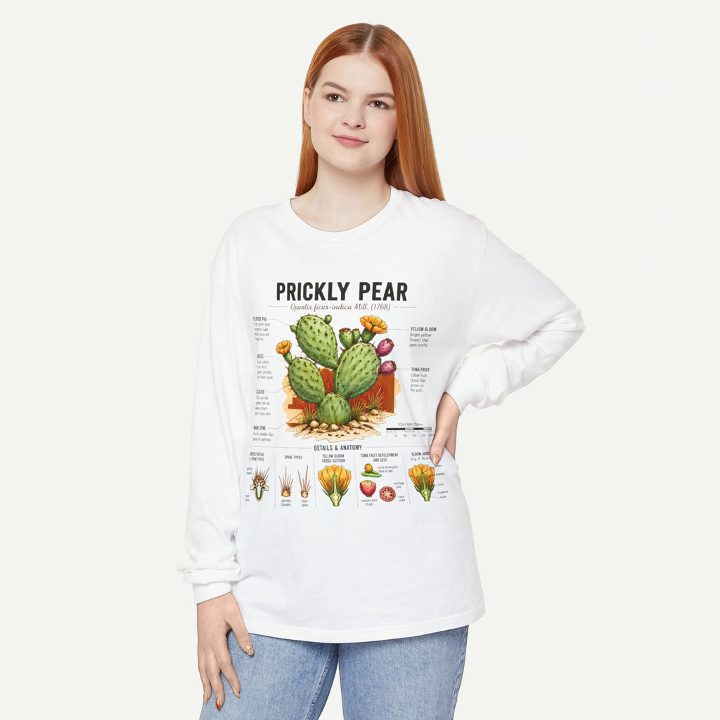 Prickly Pear Botanical Long Sleeve Shirt