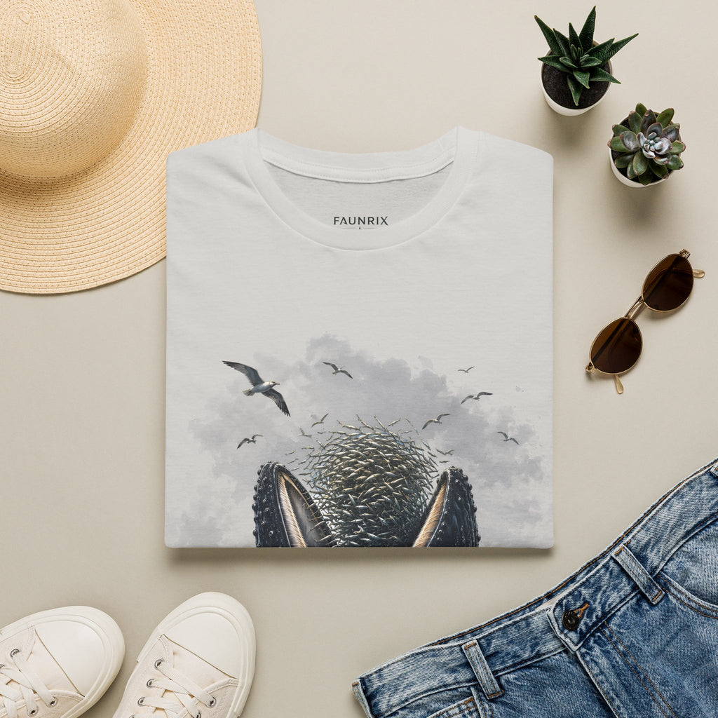 Whale Tail Ocean Scene T-Shirt – Marine Wildlife Tee