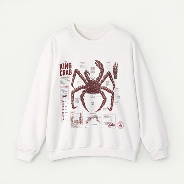 King Crab Anatomy Sweatshirt