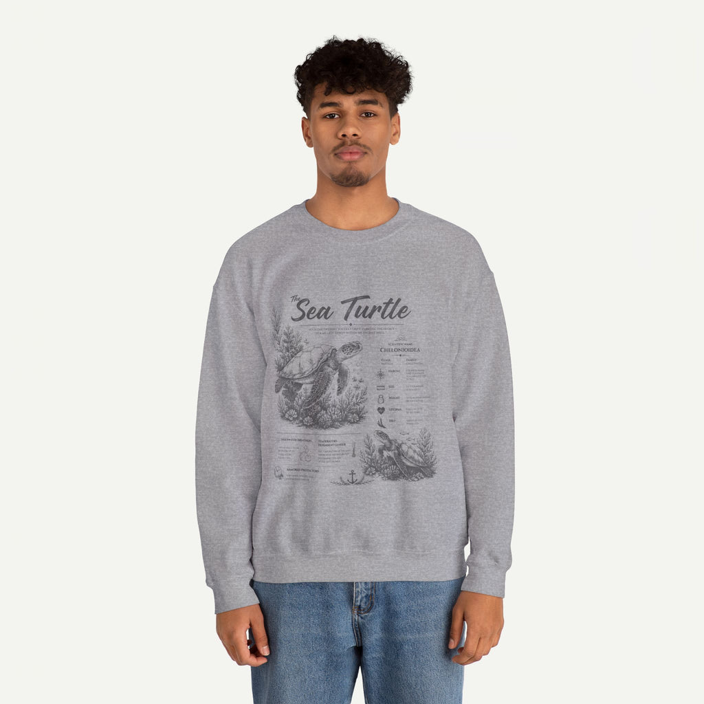 Sea Turtle Anatomy Crewneck Sweatshirt