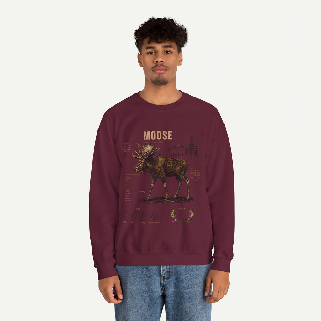 Moose Anatomy  Sweatshirt