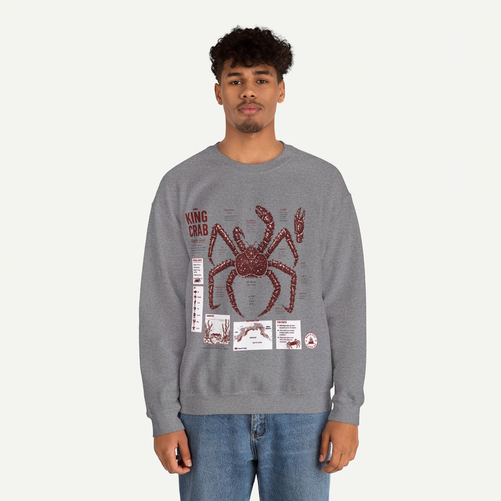 King Crab Anatomy Sweatshirt