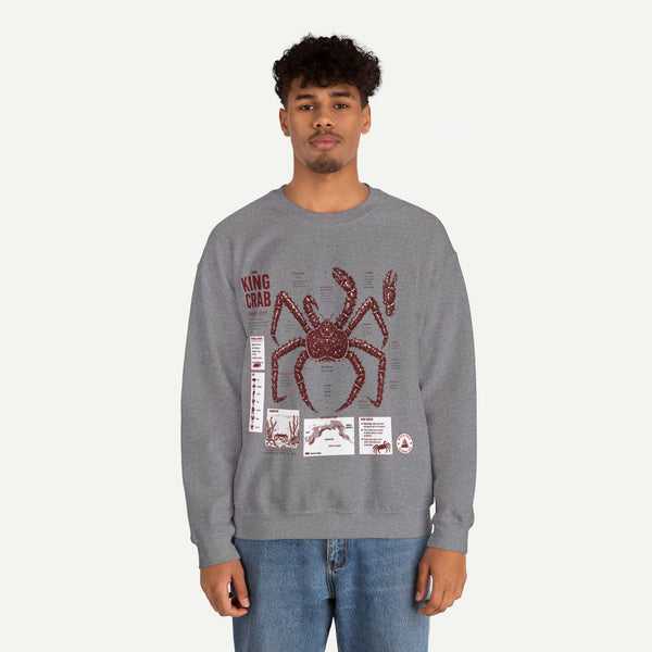 King Crab Anatomy Sweatshirt