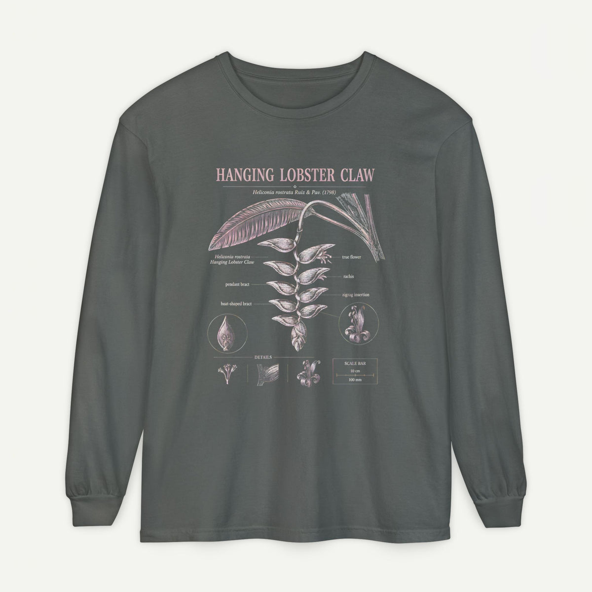 Hanging Lobster Claw Long Sleeve Tee