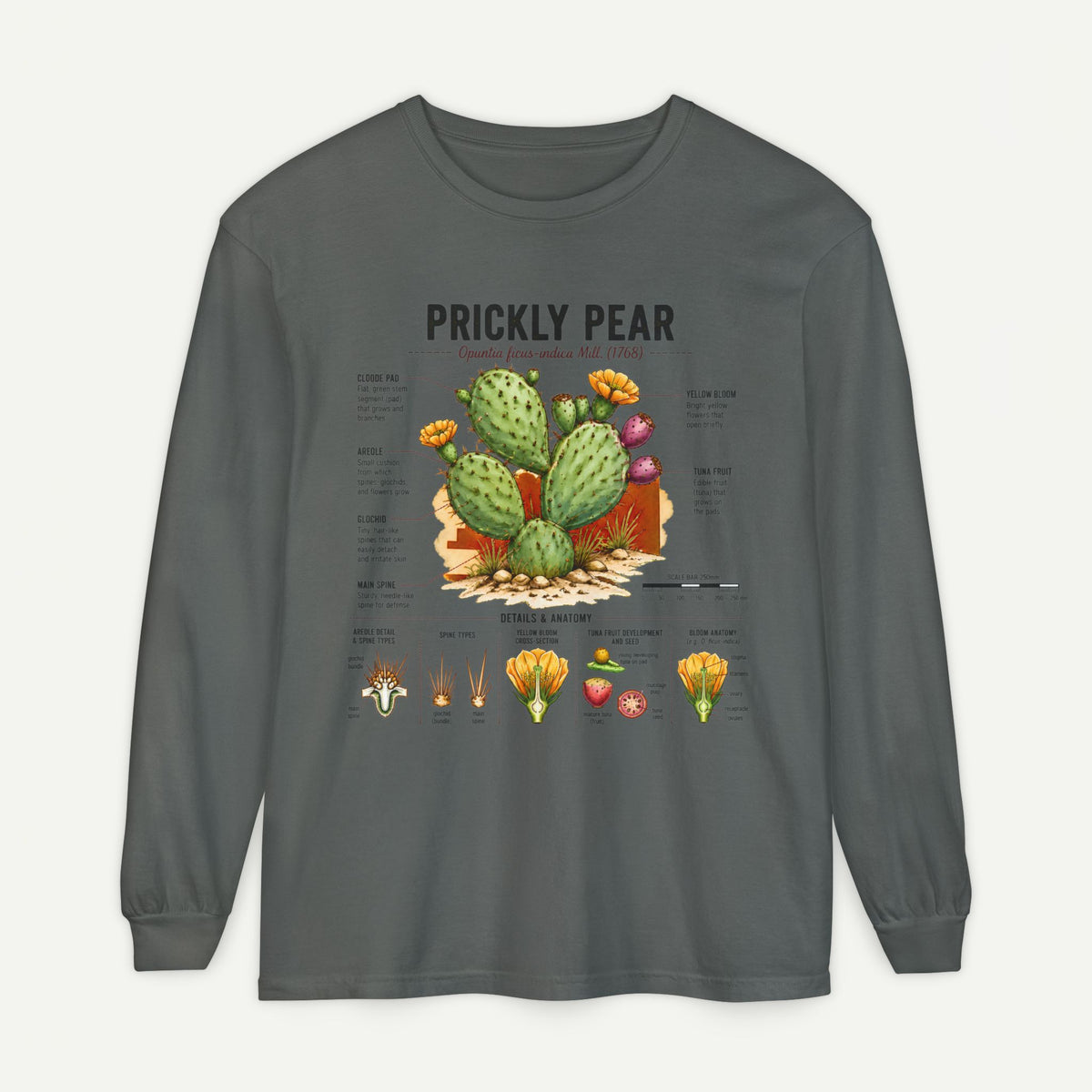 Prickly Pear Botanical Long Sleeve Shirt