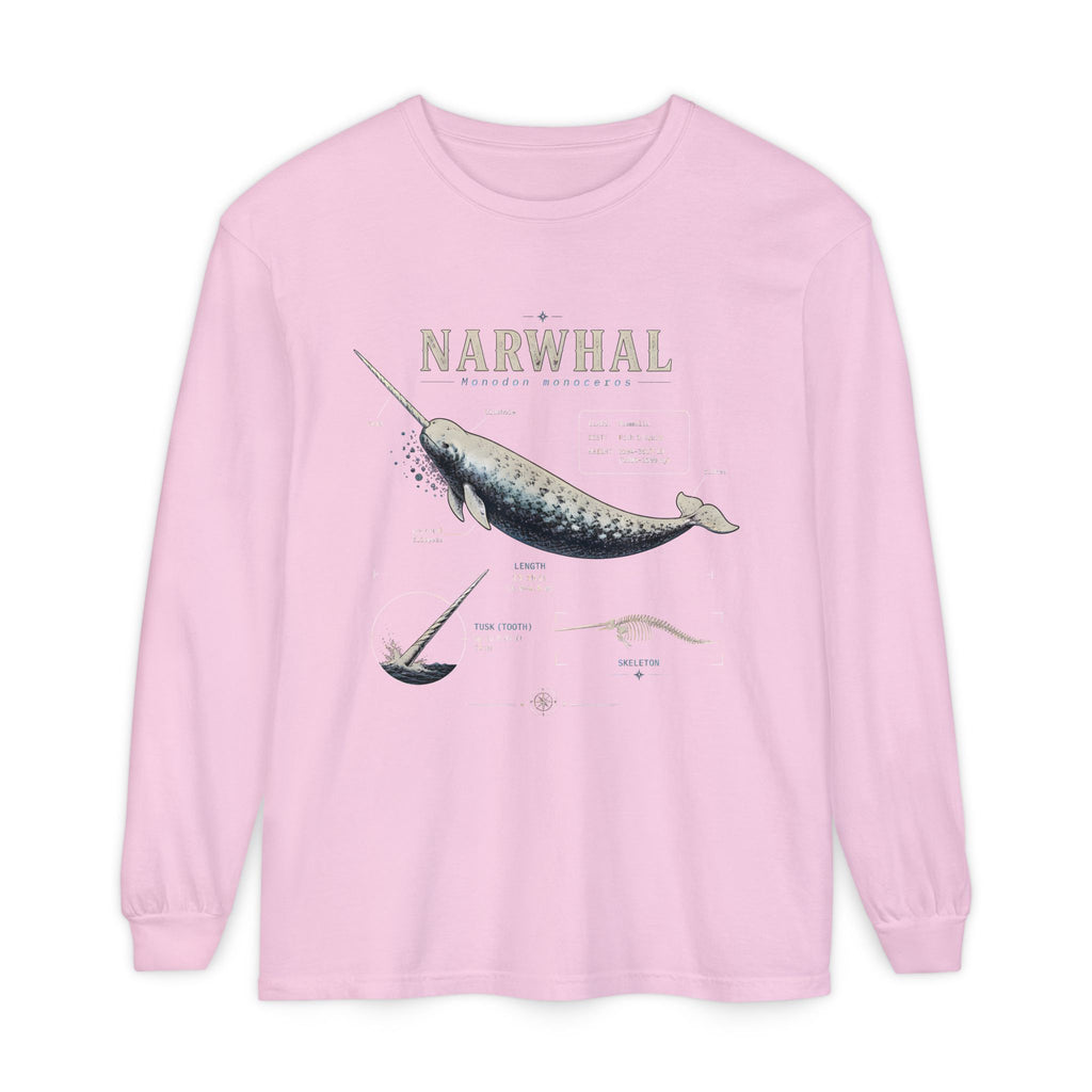 Narwhal Anatomy Long Sleeve Tee