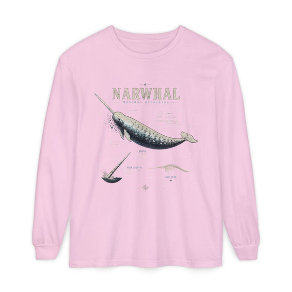 Narwhal Anatomy Long Sleeve Tee