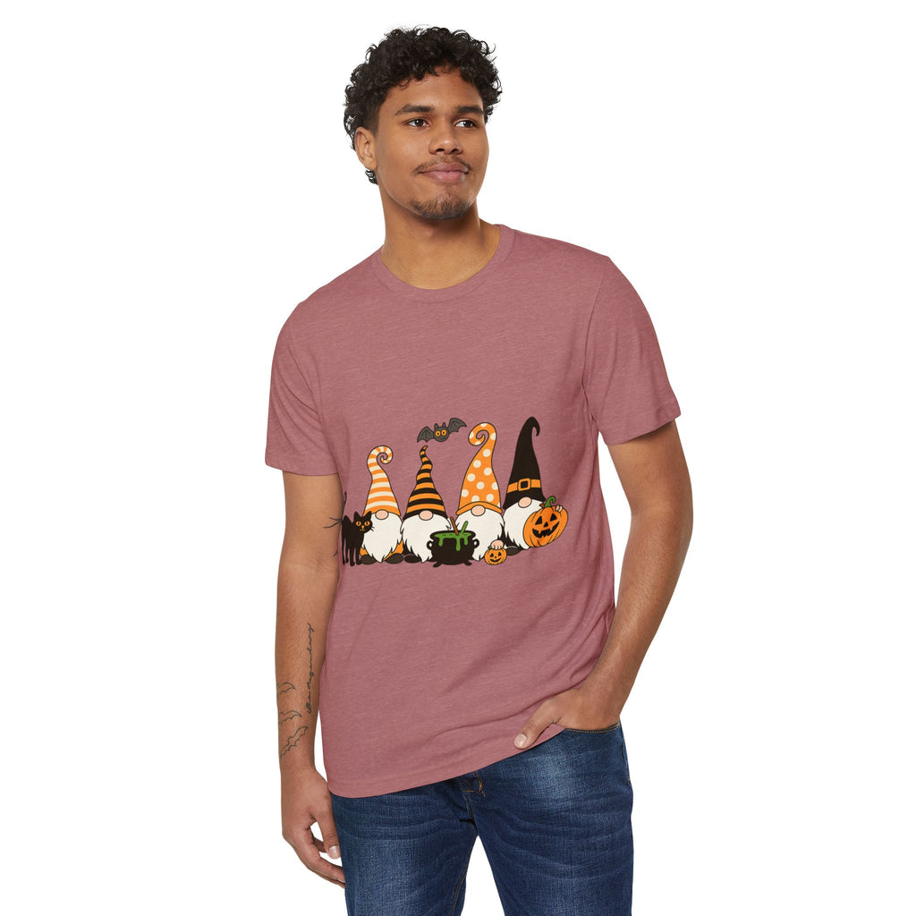 Halloween Gnome T-Shirt — Cute Spooky Gnomes, Pumpkins & Black Cat Tee