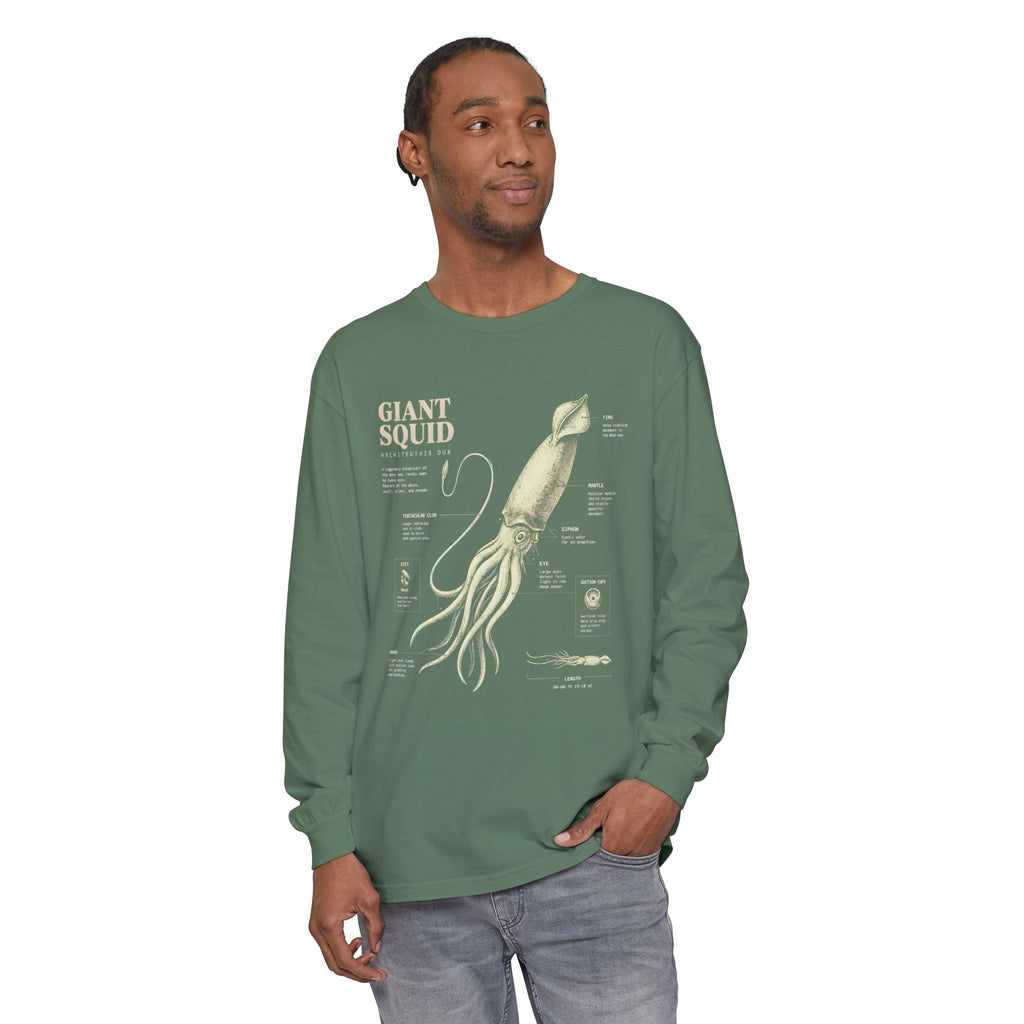 Giant Squid Anatomy Long Sleeve Tee