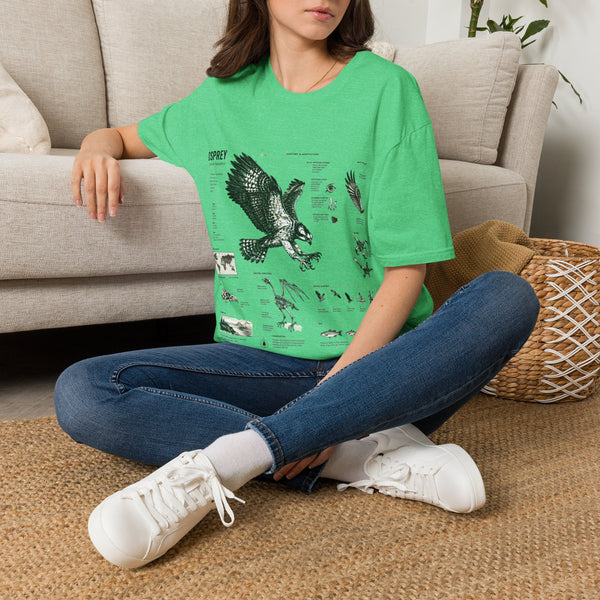 Osprey Anatomy T-Shirt — Vintage Bird Illustration Tee