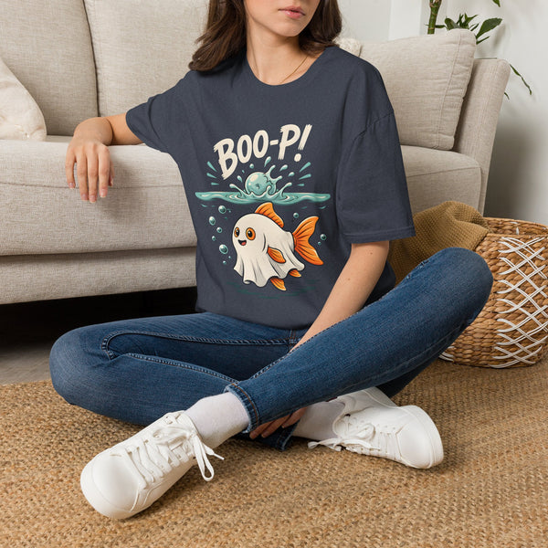 Ghost Fish T-Shirt — Cute Boo-P!Halloween Graphic Tee
