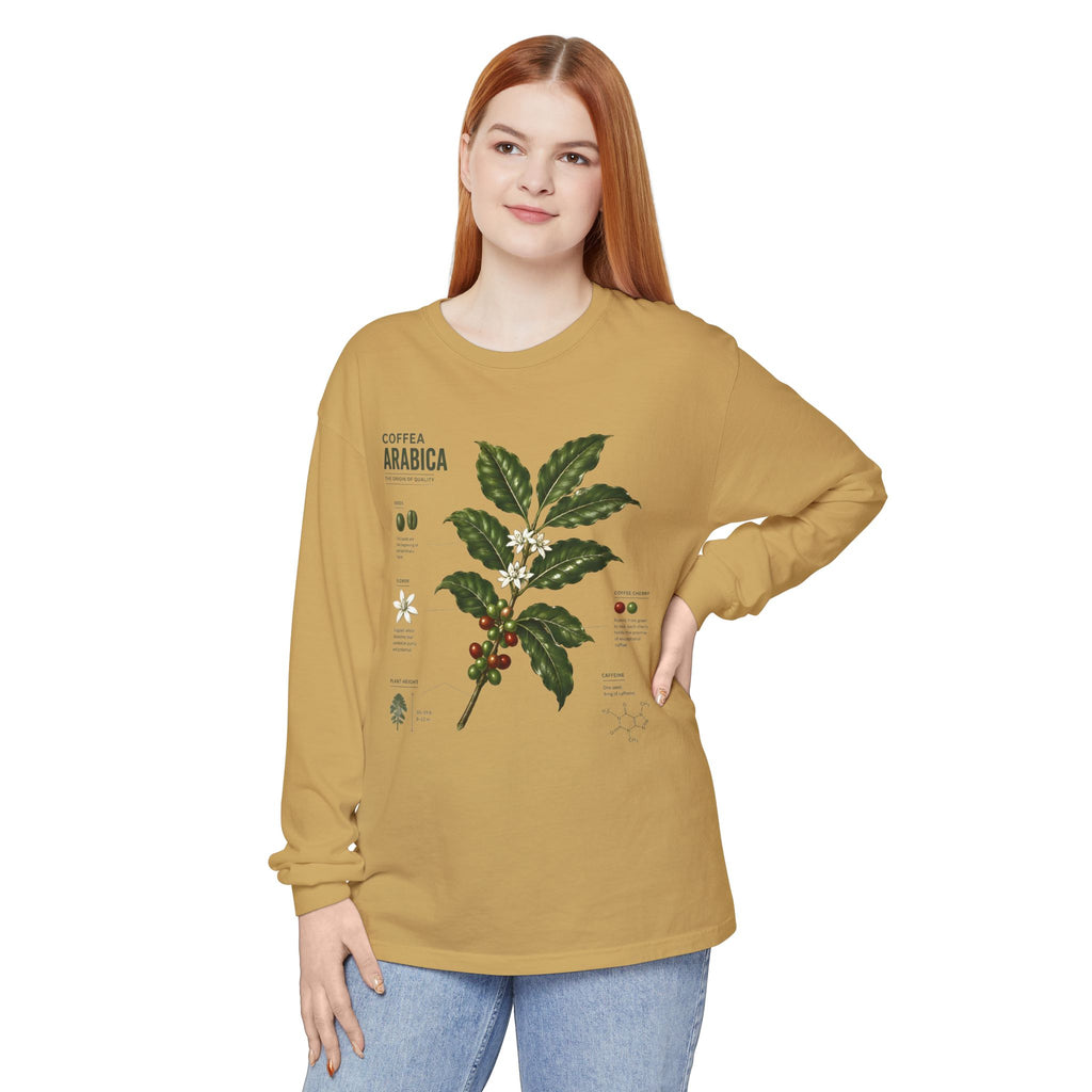 Coffee Arabica Botanical Long Sleeve Tee