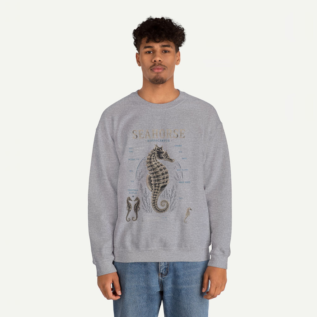 Seahorse Anatomy Crewneck Sweatshirt