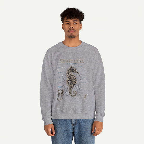 Seahorse Anatomy Crewneck Sweatshirt
