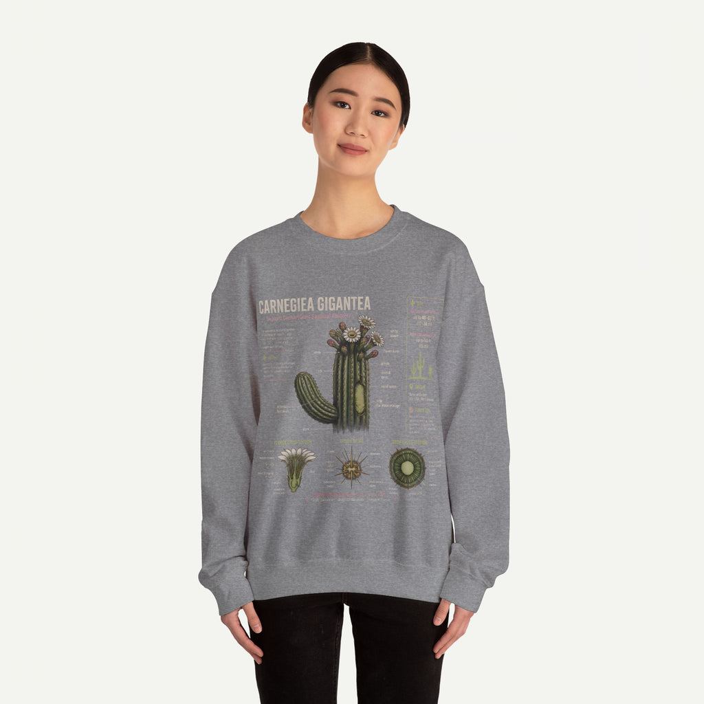 Carnegiea Gigantea Cactus Sweatshirt — Botanical Diagram Crewneck