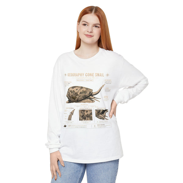 Geography Cone Snail Anatomy Long Sleeve Tee