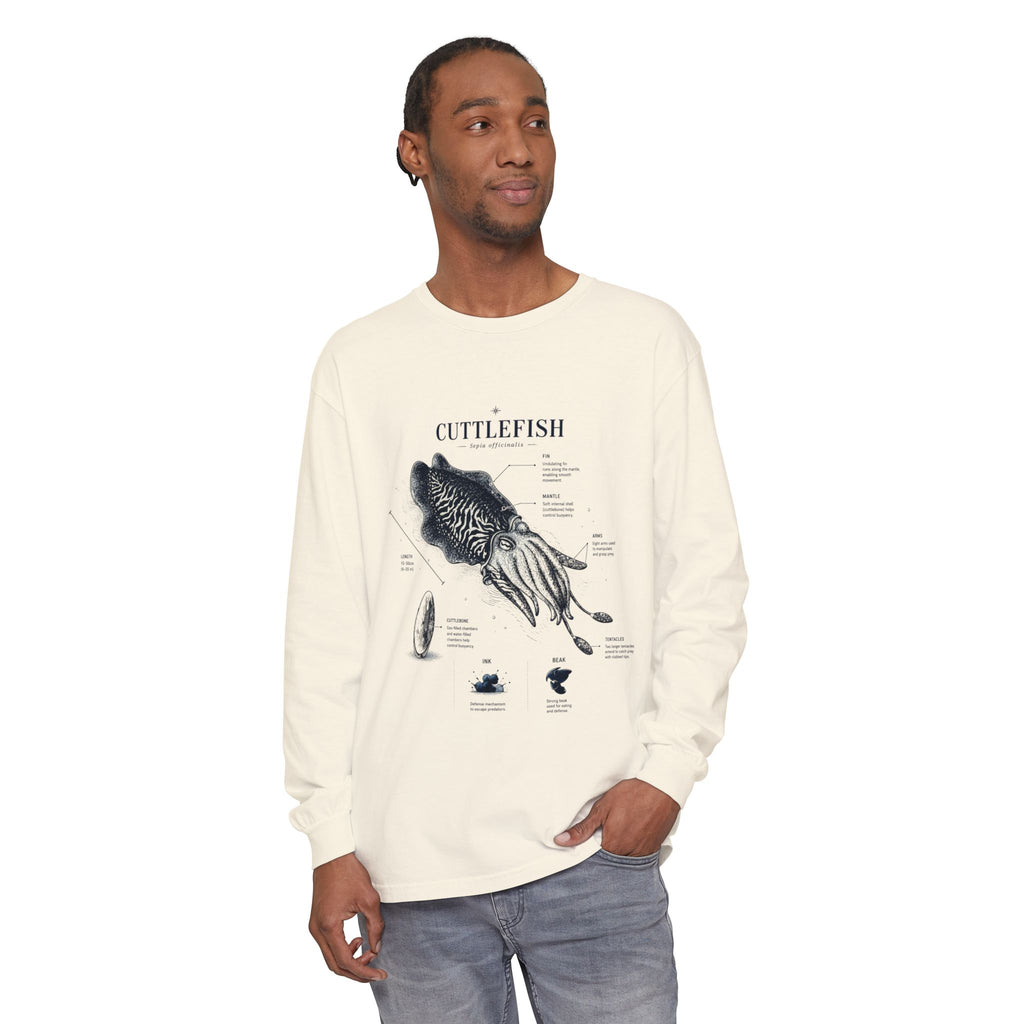 Unisex Garment-dyed Long Sleeve T-Shirt