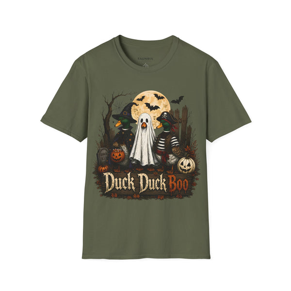 Duck Duck BOO! Halloween T-Shirt — Cute Spooky Duck Costume Tee