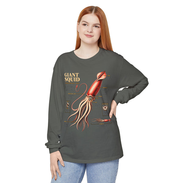 Giant Squid Anatomy Long Sleeve Tee