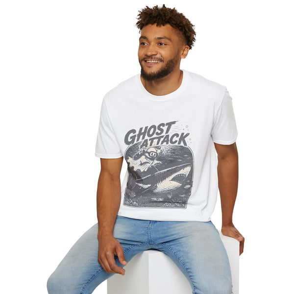 Ghost Attack T-Shirt — Vintage Horror Graphic Tee