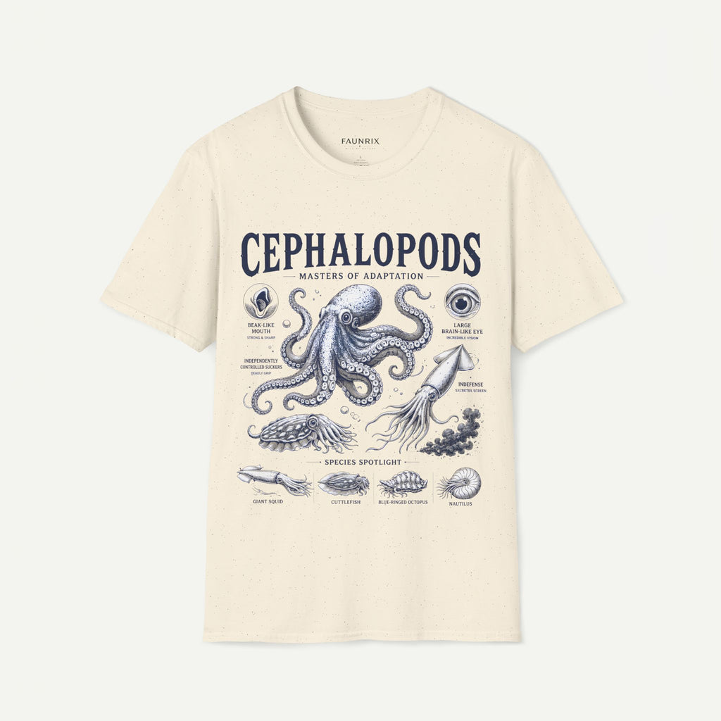 Cephalopods T-Shirt — Masters of Adaptation Vintage Octopus Graphic Tee