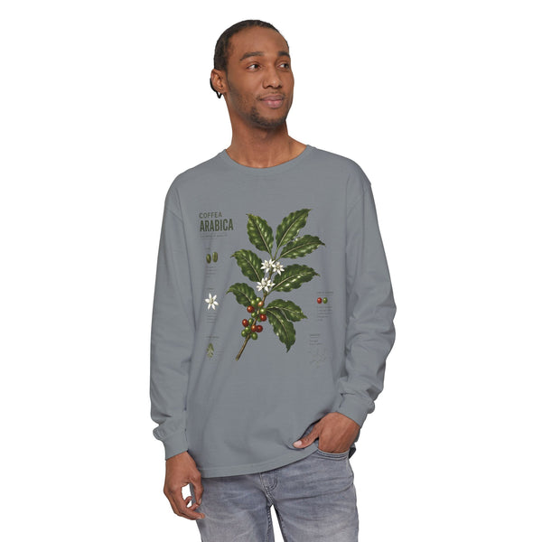 Coffee Arabica Botanical Long Sleeve Tee