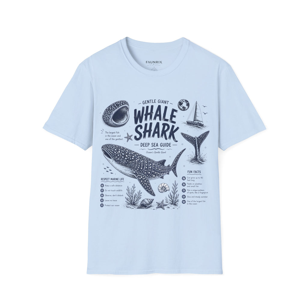 Whale Shark Anatomy T-Shirt — Deep Sea Guide Graphic Tee