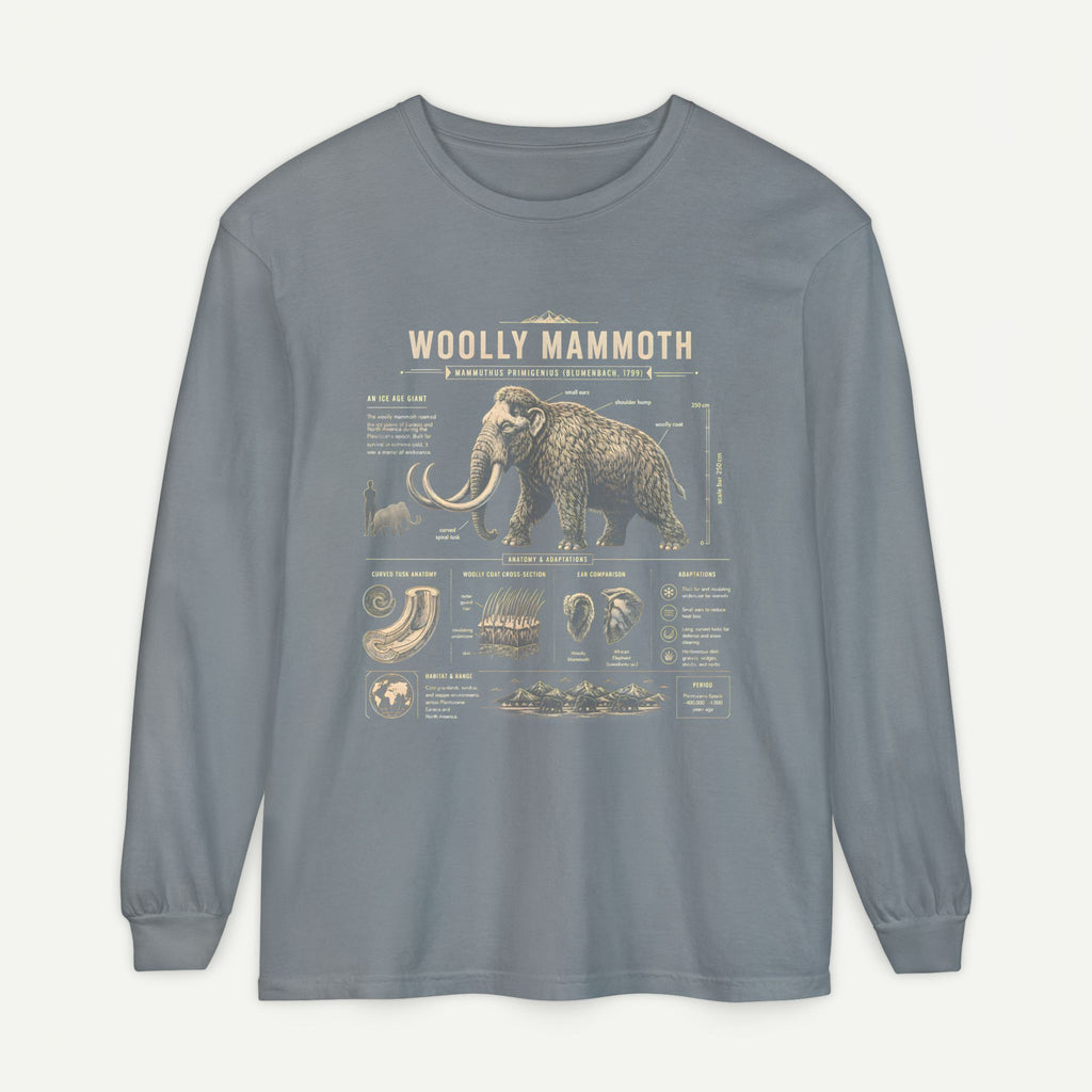 Woolly Mammoth Anatomy Long Sleeve Tee
