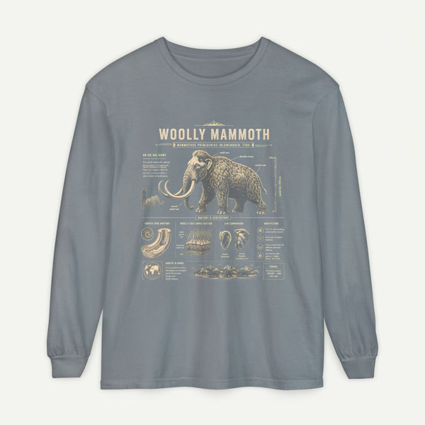 Woolly Mammoth Anatomy Long Sleeve Tee