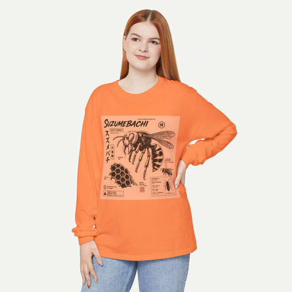Suzumebachi Hornet Anatomy Long Sleeve Tee
