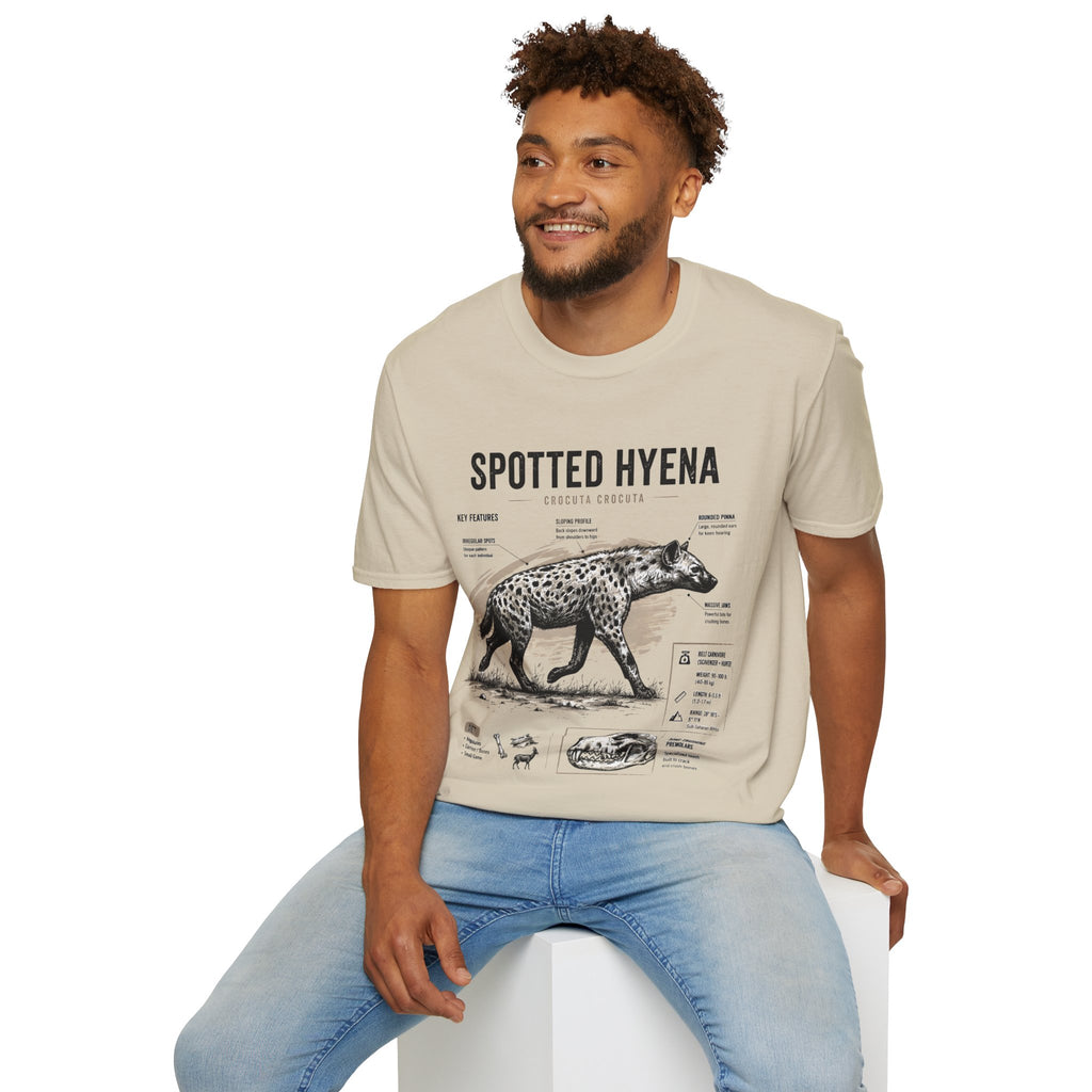 Spotted Hyena Anatomy T-Shirt — Vintage Wildlife Tee