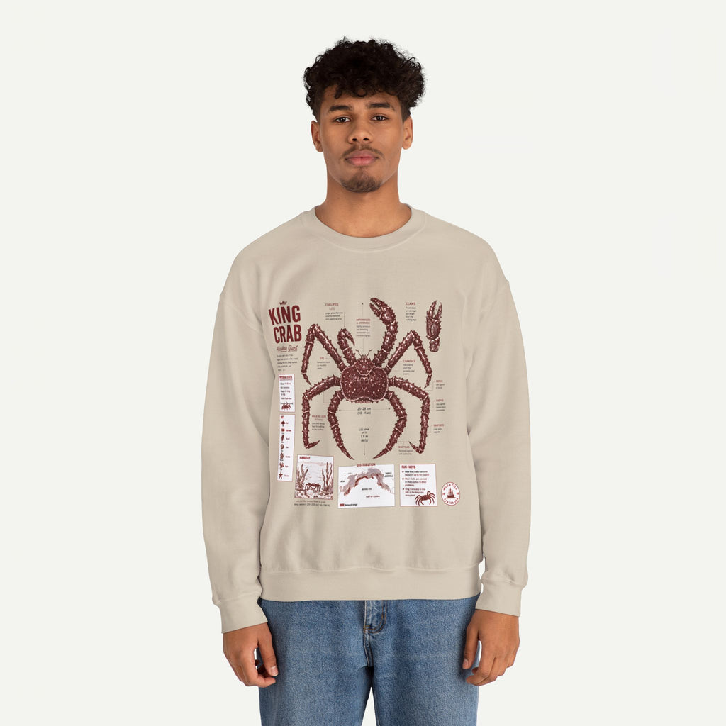 King Crab Anatomy Sweatshirt