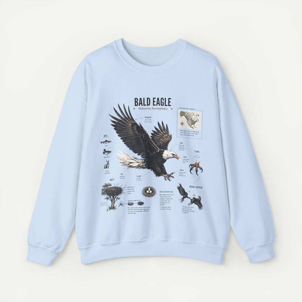Bald Eagle Anatomy Sweatshirt