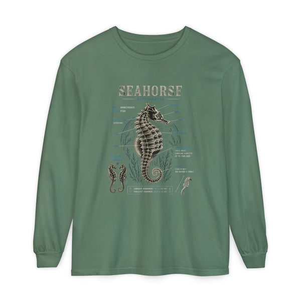 Seahorse Anatomy Long Sleeve Tee