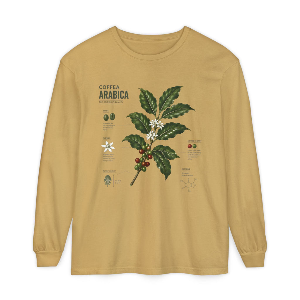 Coffee Arabica Botanical Long Sleeve Tee