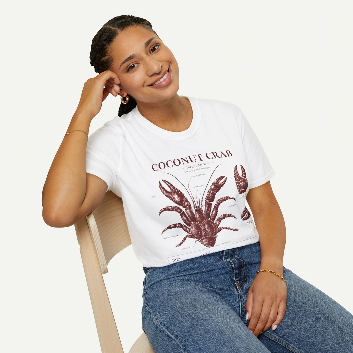 Coconut Crab Anatomy T-Shirt