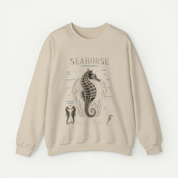 Seahorse Anatomy Crewneck Sweatshirt