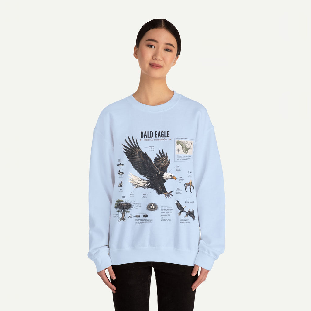 Bald Eagle Anatomy Sweatshirt